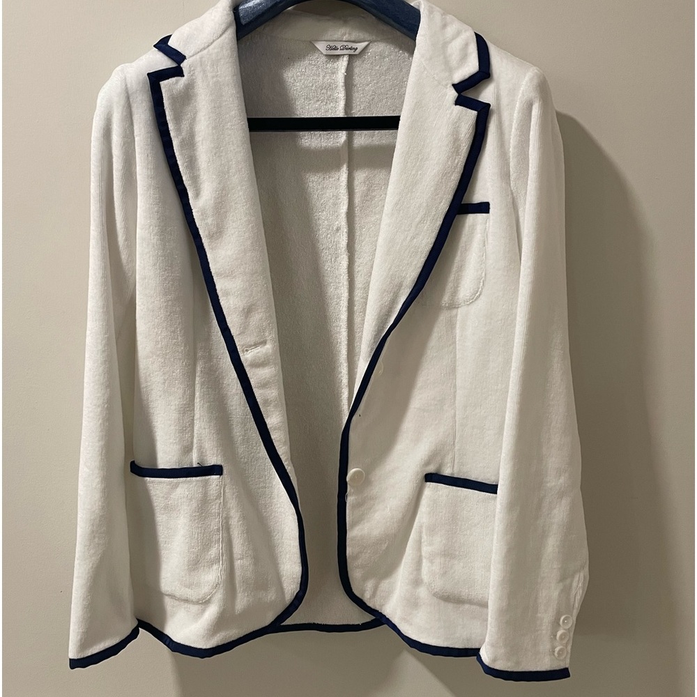 Bask Poolside toweling blazer